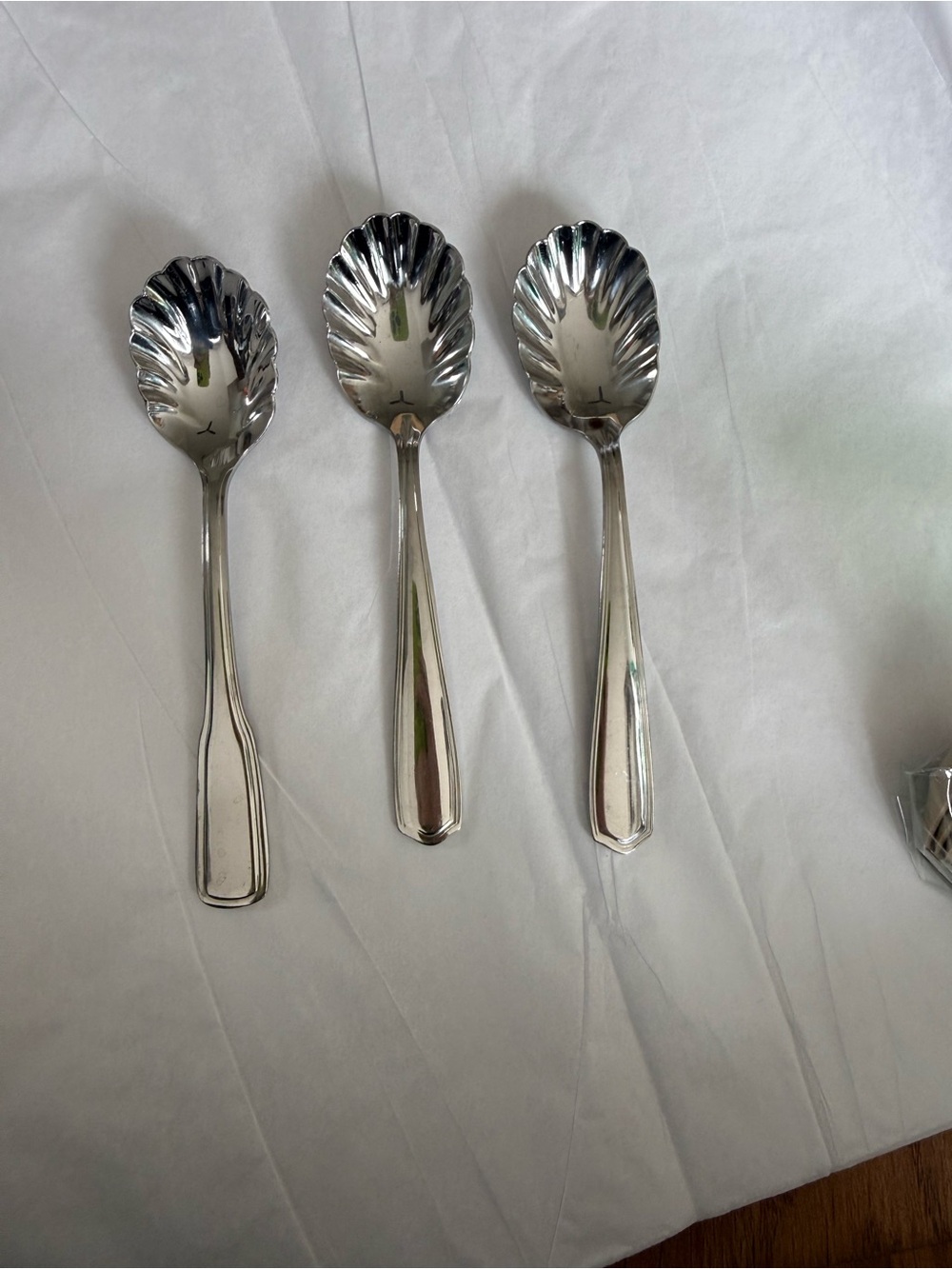 Set of 3 Reed & Barton sugar spoons